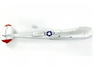 Flightline 1.6M P-38L Silver Right Fuselage